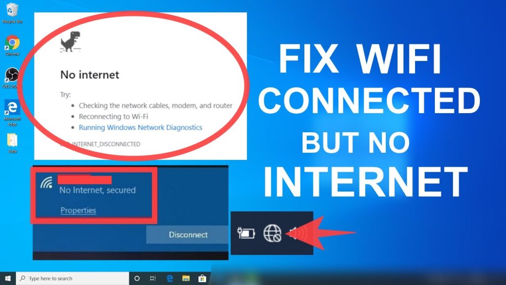 WIFI Connected but no internet